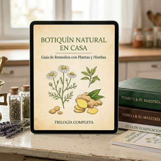 Botiquín Natural en Casa: Guía de Remedios con Plantas y Hierbas (Tomos I, II y III)